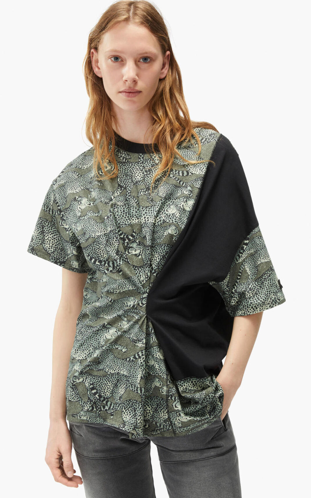 Camisetas Kenzo Archive draped Mujer Verde Claro - SKU.8429504